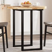 vidaXL Tampo de mesa redondo Ø70x4 cm madeira de acácia maciça