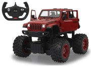 Carro telecomandado Jeep Wrangler JL 1:14  2,4GHz Roda gigante Vermelho