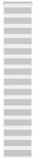 vidaXL Cortina de zebra 50x230 cm largura do tecido 45,9 cm poliéster