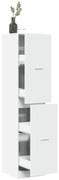 vidaXL Armário boticário 40x41x174,5 cm derivados de madeira branco