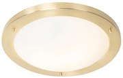 Candeeiro de teto moderno ouro 41 cm IP44 - YUMA Moderno