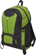 VidaXL Mochila para caminhadas 40 L preto e verde