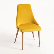 Cadeira Stoik Wood - Amarelo