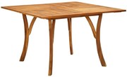 vidaXL Mesa de jardim 120x120x75 cm madeira de acácia maciça