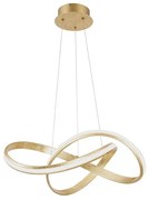 Candeeiro suspenso design dourado incluindo LED 60 cm - Belinda Design