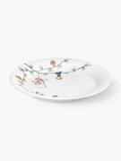 Pratos de pequeno-almoço de Natal em porcelana artesanal Hammershøi, conjunto de 4