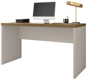 Secretária STUDIO SIMPLE – 136x60x75 cm – Bilaminado Cor de Mel e Caca