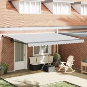 vidaXL Toldo Manual Antracite 4 ×3 m Metal