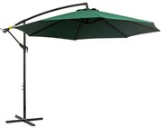 Chapéu de Sol de Jardim Ø295x245cm Chapéu de Sol Excêntrico Inclinável
