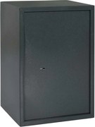 vidaXL Cofre com bloqueio Cinzento escuro 35 x 31 x 50 cm Aço