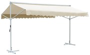 Toldo de pé 600x300 cm creme