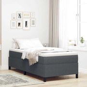 vidaXL Estrado de Cama Cinza Escuro 80x200 cm Tecido Veludo