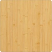 vidaXL Tampo de mesa 50x50x1,5 cm bambu