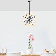 Chandelier Cavud – Preto – 60 x 60 x 68 cm