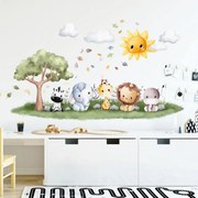 Papel de parede criança - Animais com luz do sol