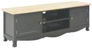 Móvel de TV 120x30x40 cm madeira preto