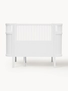Cama de bebé extensível em madeira de bétula Baby & Jr., 70 x 110/150 cm