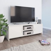vidaXL Móvel de TV 120x30x37,5 cm contraplacado branco