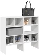 Sapateiras 2 pcs empilháveis 89,5x30x40 cm branco
