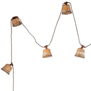 Luzes de corda modernas para exterior 8m incl. LED 10-luzes - Aurora Oriental