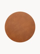 Base para copos redonda em pele Hot