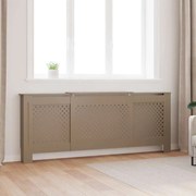 vidaXL Cobertura de radiador MDF 205 cm