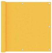 vidaXL Tela de varanda 90x600 cm tecido Oxford amarelo
