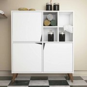Armário Multiusos Pulse – Branco – 100x115x30 cm
