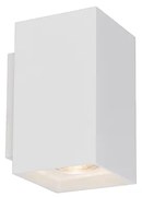 Candeeiro de parede moderno branco quadrado 2 luzes - Sandy Design,Moderno