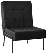 vidaXL Cadeira de descanso 65x79x87 cm veludo preto