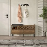 Cabideiro Berlin BC – Nogueira Branca – 120x200x35 cm