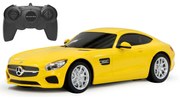 Carro Telecomandado Mercedes-Benz AMG GT 1:24 2,4GHz Amarelo