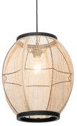 Candeeiro de suspensão oriental castanho 35 cm - ROB Oriental