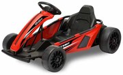 Kart elétrico Infantil drift Go-Kart, potência 24V Vermelho