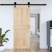 Porta NARVIK 85x210 cm madeira de pinho maciça