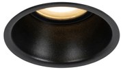 LED Foco Embutido Inteligente Preto IP44 incl. Wifi GU10 50mm - Dept Moderno