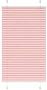vidaXL Rosa Plissada Cega 70x150 cm Largura Tecido 69,4 cm Poliéster