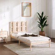 Estrutura de cama solteiro 90x190 cm madeira maciça