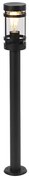Candeeiro de exterior moderno preto 80 cm IP44 - Gleam Moderno