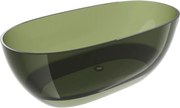 Mexen Pure olive banheira independente transparente 170 x 80 cm, rolha cromada - 58071708001