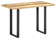 Mesa de jantar 120x60x76 cm madeira recuperada maciça