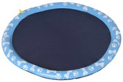 PawHut Splash Pad 170 cm Tapete Aquático para Animais de Estimação com