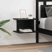 vidaXL Mesa-de-cabeceira 2 pcs Carvalho Preto 40 x 30 x 25 cm