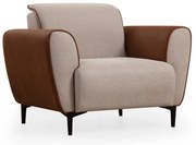 Sofá de 1 Lugar Aren – Bege – 100x85x85 cm