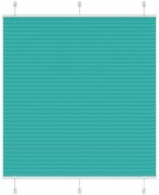 vidaXL Plissado Cego Gasolina verde 120x150 cm Largura Tecido 119,4 cm