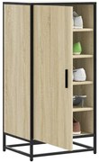 vidaXL Sapateira 48x38x97,5 cm derivados de madeira carvalho sonoma