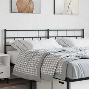 Cabeceira de cama 160 cm metal preto