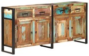 vidaXL Aparador 172x35x80 cm madeira recuperada maciça