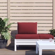 vidaXL Almofadões p/ móveis paletes 2 pcs tecido oxford vermelho tinto