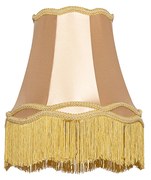 Abajur de tecido dourado 30 cm - Granny Retro